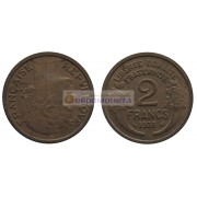 Франция Третья Республика 2 франка 1938 год