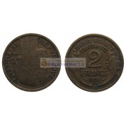 Франция Третья Республика 2 франка 1938 год