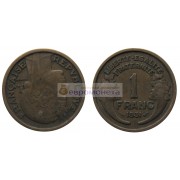 Франция Третья Республика 1 франк 1931 год