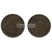 Франция Третья Республика 1 франк 1936 год