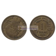 Франция Третья Республика 1 франк 1939 год