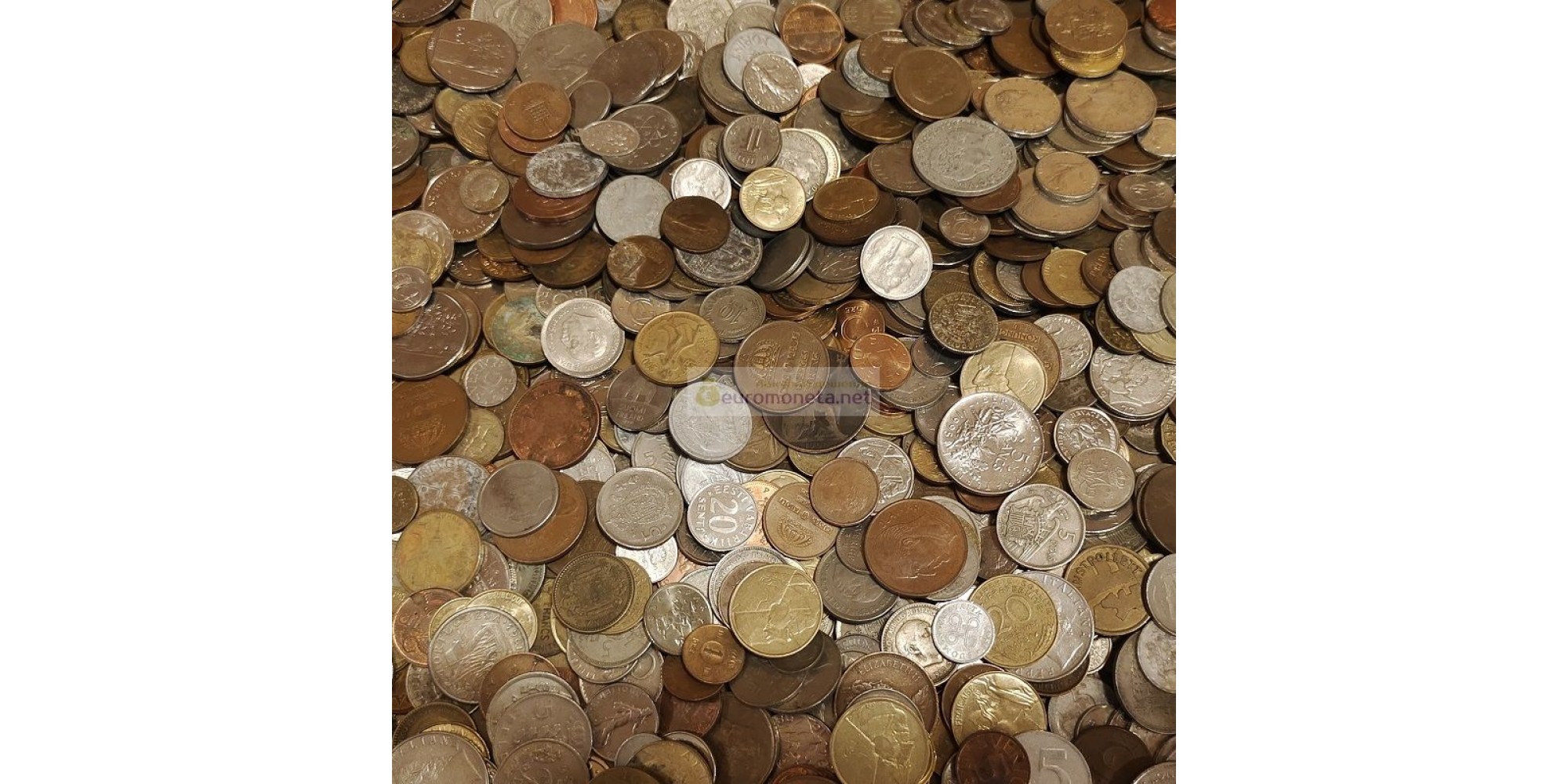 МИР 5 кг 5000 гр монет мира только монеты Европы