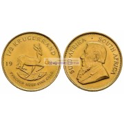 (ЮАР) Южно-Африканская Республика ½ крюгерранда 1984 год. Чистого драгметалла 15.5 грамм. Золото