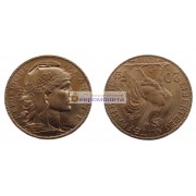 Франция Третья Республика 20 франков 1914 год. Золото.