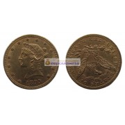 США 10 долларов 1895 год. Золото.