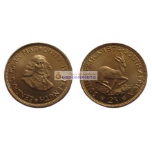 (ЮАР) Южно-Африканская Республика 2 ранда 1974 год. Золото 0.917 проба