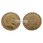 Франция Император Наполеон III 20 франков 1867 год А. Золото.