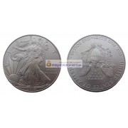 США 1 доллар 2010 год Американский серебряный орёл. Серебро. Унция