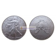 США 1 доллар 2010 год Американский серебряный орёл. Серебро. Унция