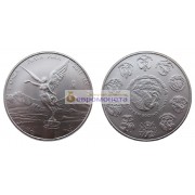 Мексика 1 онза 2011 год Серебряная инвестиционная монета "Свобода"