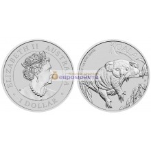 Австралия 1 доллар 2022 год Австралийская Коала. Серебро Австралия 1 доллар 2022 год Австралийская Коала. Серебро