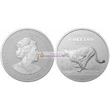 Австралия 1 доллар 2021 год Австралийский зоопарк: Гепард. Серебро. Унция Австралия 1 доллар 2021 год Австралийский зоопарк: Гепард. Серебро. Унция