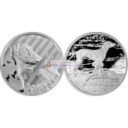 Республика Хорватия 10 кун 2021 год. Далматинец. Серебро. Унция