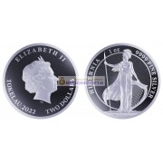 Токелау 2 доллара 2022 год Гиберния. Серебро. Унция