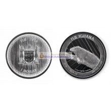 Фиджи 1 доллар 2016 год Фиджийская игуана. Серебро. Унция