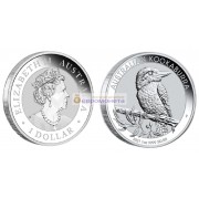 Австралия 1 доллар 2021 год Австралийская Кукабарра. Серебро. Унция