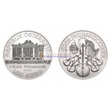 Австрия 1½ евро 2022 год Венская филармония. Серебро. Унция Австрия 1½ евро 2022 год Венская филармония. Серебро. Унция