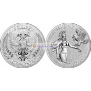 Германия 5 марок 2020 год 1 унция серебра 9999 пробы. Germania Mint.