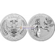 Германия 5 марок 2020 год 1 унция серебра 9999 пробы. Germania Mint.