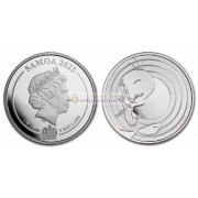 Самоа 5 долларов 2023 год Луни Тюнз - Твити (Looney Tunes - Tweety). Серебро. Унция