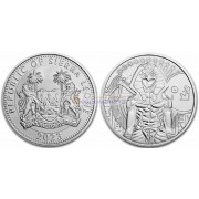 Республика Сьерра-Леоне 1 доллар 2023 год Египетские боги: Ра. Серебро. Унция