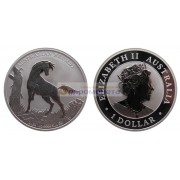 Австралия 1 доллар 2022 год Австралийский Брамби. Серебро. Унция