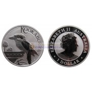 Австралия 1 доллар 2022 год Австралийская Кукабарра. Серебро. Унция
