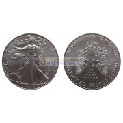 США 1 доллар 2016 год Американский серебряный орёл. Серебро. Унция