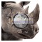 (ЮАР) Южно-Африканская Республика 5 рандов 2022 год Большая Пятёрка - Носорог. Серебро унция 999 пробы. Тираж 15 000 шт.