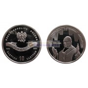 Польша 10 злотых 2001 год 100-летие со дня рождения кардинала Стефана Вышинского. Серебро пруф