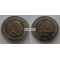 Уругвай 10 песо 2000 год биметалл. АЦ из банковского ролла