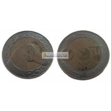 Алжир 100 динаров 2007 год биметалл. Алжир 100 динаров 2007 год биметалл.