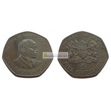 Кения 5 шиллингов 1994 год Кения 5 шиллингов 1994 год