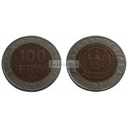 Руанда 100 франков, 2007 год