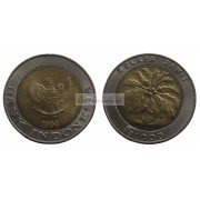 Индонезия 1000 рупий 1994 год. Биметалл