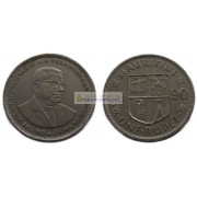 Маврикий 1 рупия 1990 год