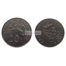 Новая Каледония 20 франков 2008 год