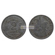 Франция Четвертая Республика 2 франка 1944 год