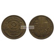 Франция Третья Республика 2 франка 1939 год