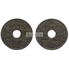 Франция Третья Республика 25 сантимов 1918 год