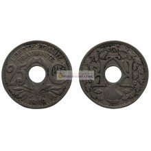 Франция Третья Республика 25 сантимов 1919 год