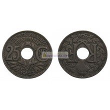 Франция Третья Республика 25 сантимов 1922 год