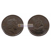 Восточные Карибы 25 центов 2010 год. Королева Елизавета II