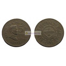 Республика Филиппины 5 песо 2012 год. Республика Филиппины 5 песо 2012 год.