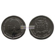 Ямайка 5 долларов 2017 год. Елизавета II