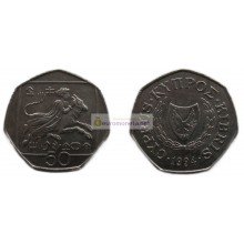 Кипр 50 центов 1994 год