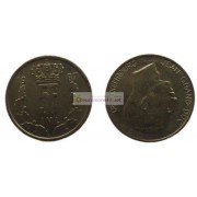 Люксембург 5 франков 1987 год