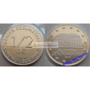 Германия 1/2 oz пол унции Geiger Edelmetalle серебро запайка