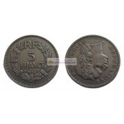 Франция Третья Республика 5 франков 1935 год