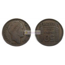Французская колония Алжир 50 франков 1949 год